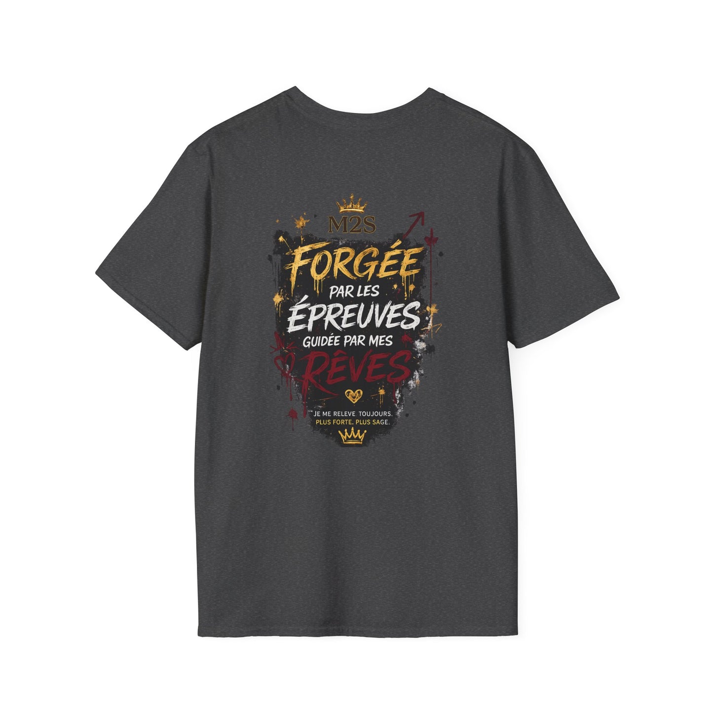 T-shirt M2S Guerrière – Croire et vouloir sont la clé