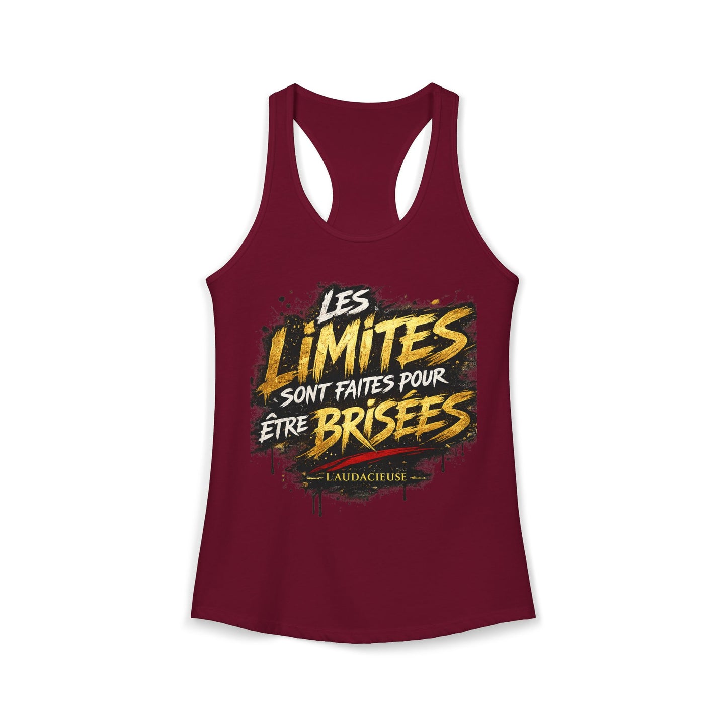 Camisole Femme M2S « Les Limites Sont Faites Pour Être Brisées » – Édition L'Audacieuse