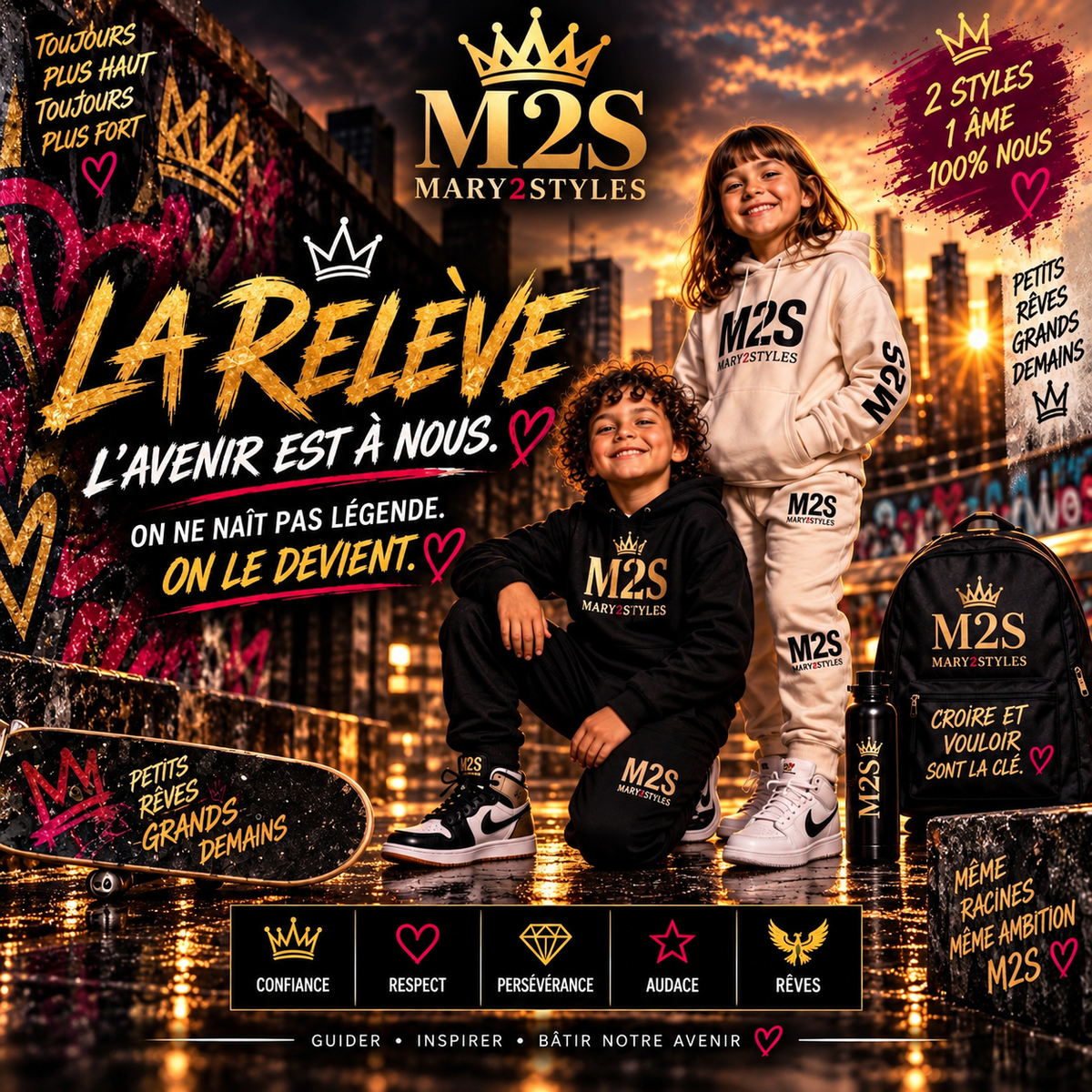 La Relève | Collection jeunesse M2S