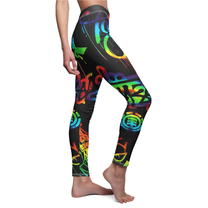 Legging Street Graffiti Neon