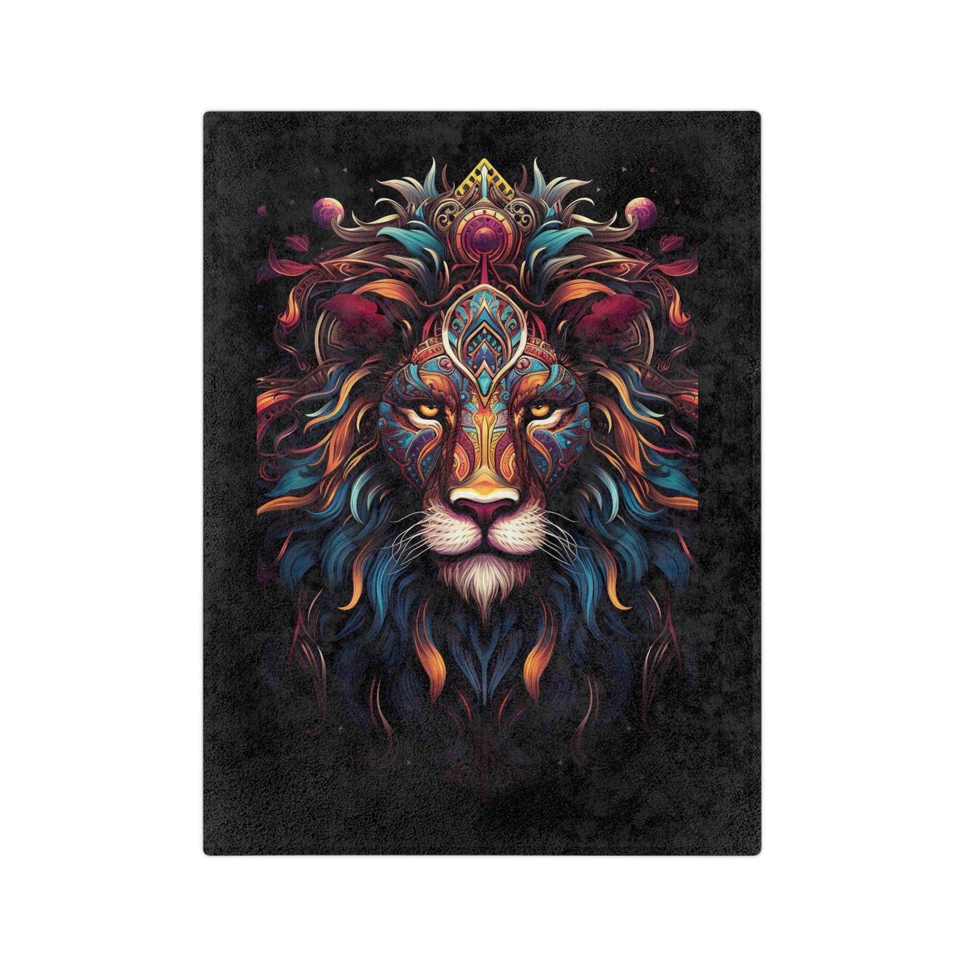 Adorable couverture en microfibre ¨lion¨. | Mary2styles