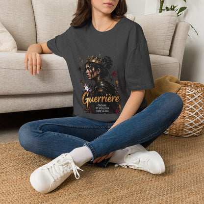 T-shirt M2S Guerrière – Croire et vouloir sont la clé