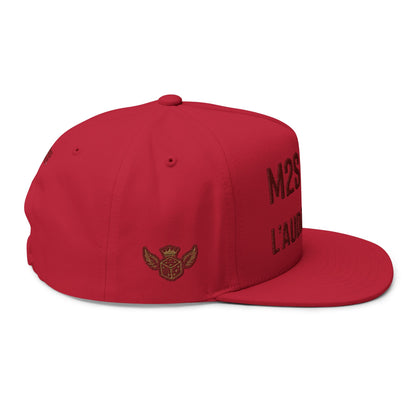 Casquette Flat Bill Broidée "M2S L’Audacieuse" – Style Urbain