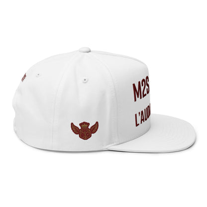 Casquette Flat Bill Broidée "M2S L’Audacieuse" – Style Urbain