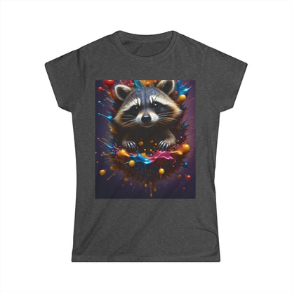 Women's Short Sleeve Sweater – Raccoon Design