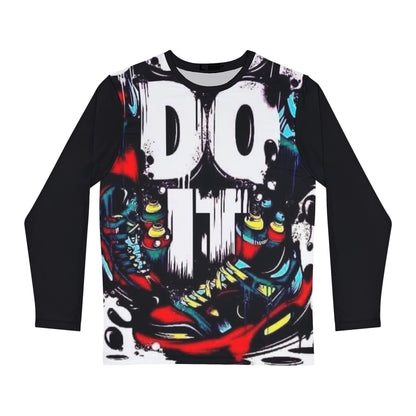 Men's simple casual long sleeve sweater ''DO IT''