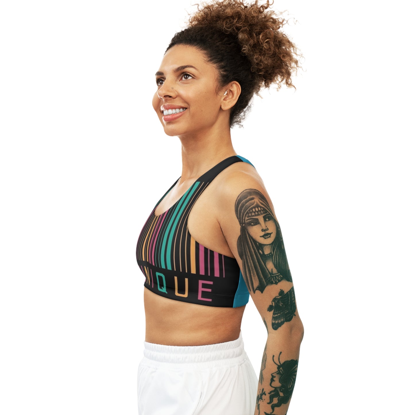 Colorful sports top for her.