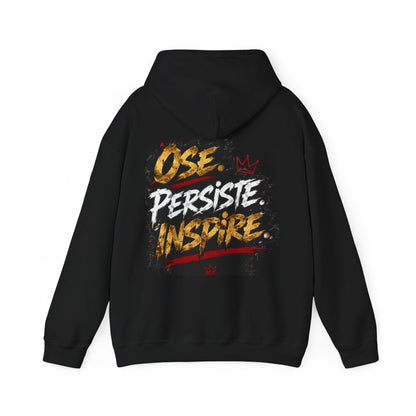 Hoodie M2S Signature – Ose. Persiste. Inspire.