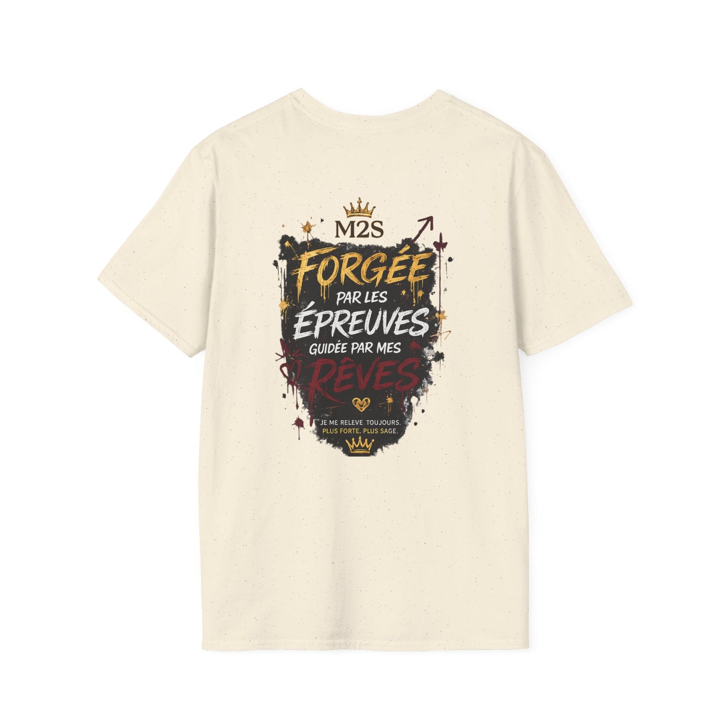 T-shirt M2S Guerrière – Croire et vouloir sont la clé