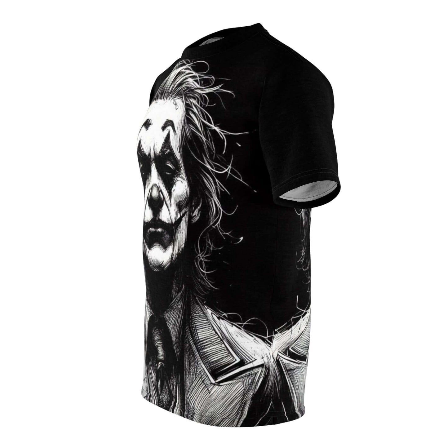 t-shirt pour homme design "jokeur noir et blanc". | Mary2styles