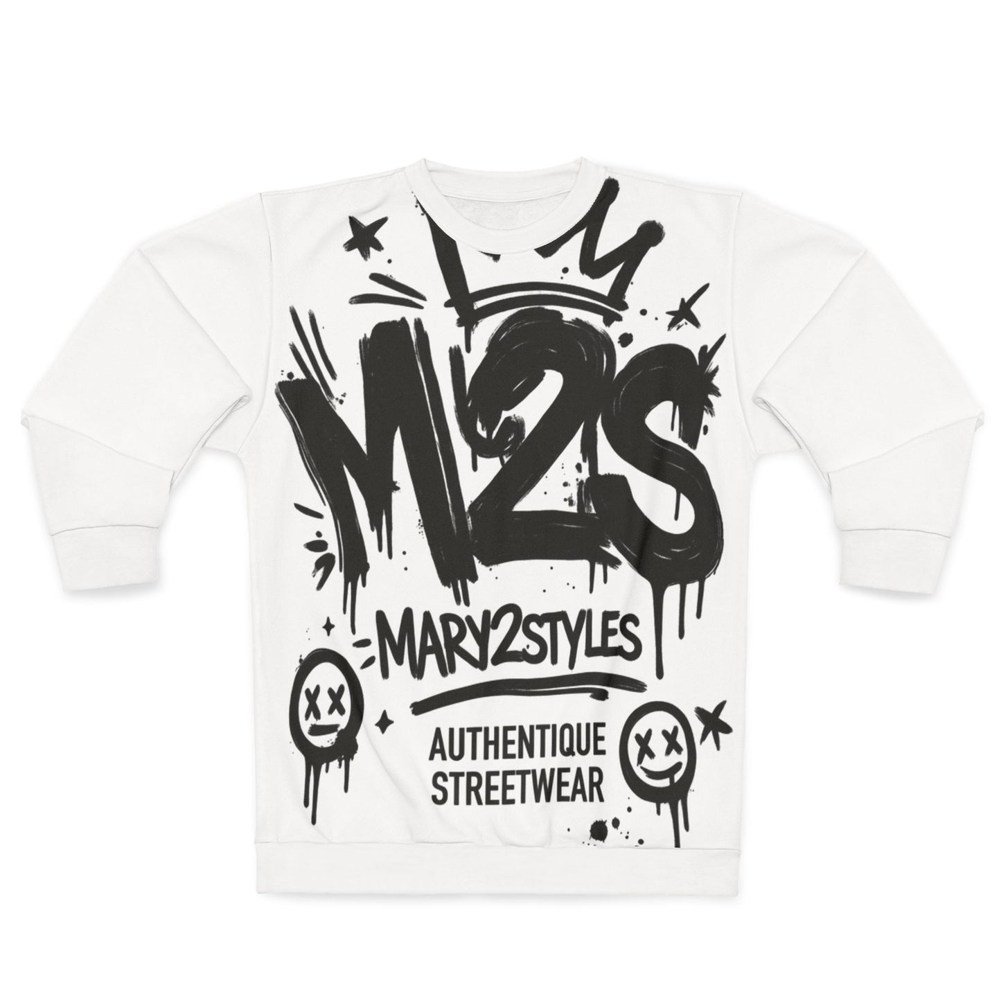 Sweatshirt Premium « Mary2Styles » – L'Art Urbain à Fleur de Peau