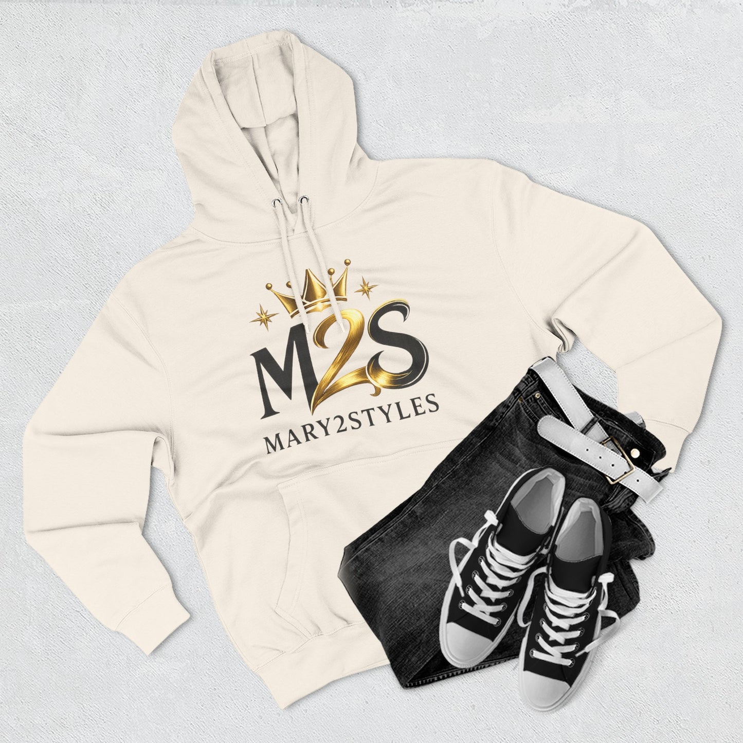 Mary2Styles Signature Collection™ – Hoodie Premium Unisexe | Sandshell
