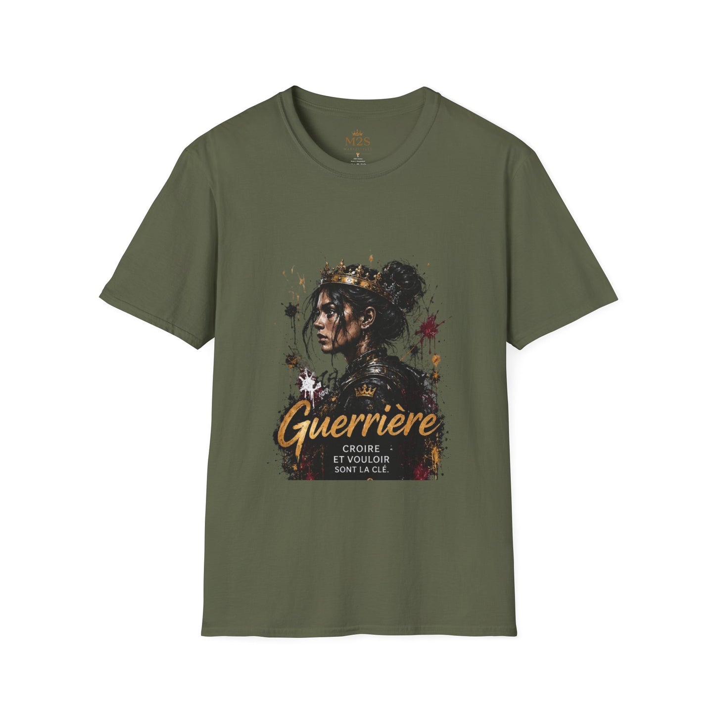 T-shirt M2S Guerrière – Croire et vouloir sont la clé