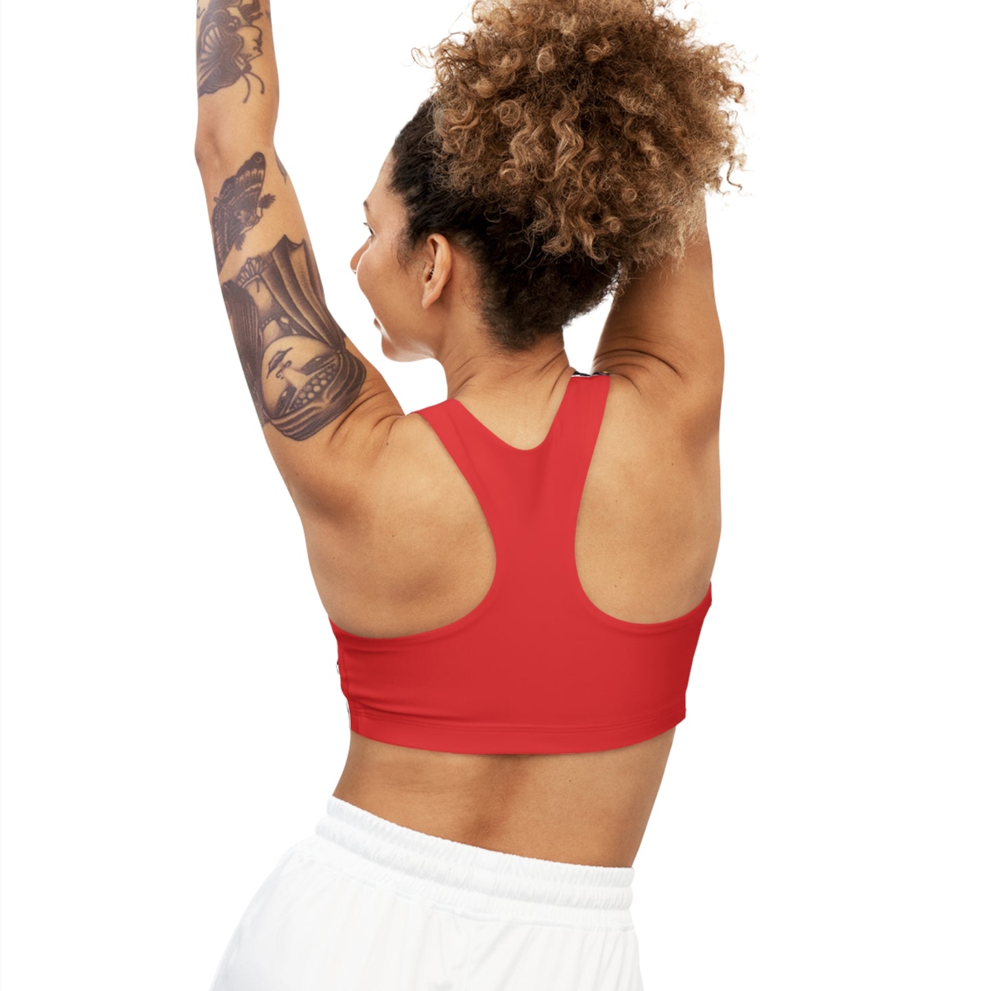 “Do It” sports bra – The energy of street art for your sports sessions.