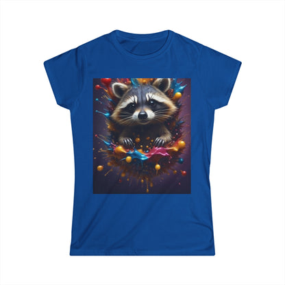 Women's Short Sleeve Sweater – Raccoon Design