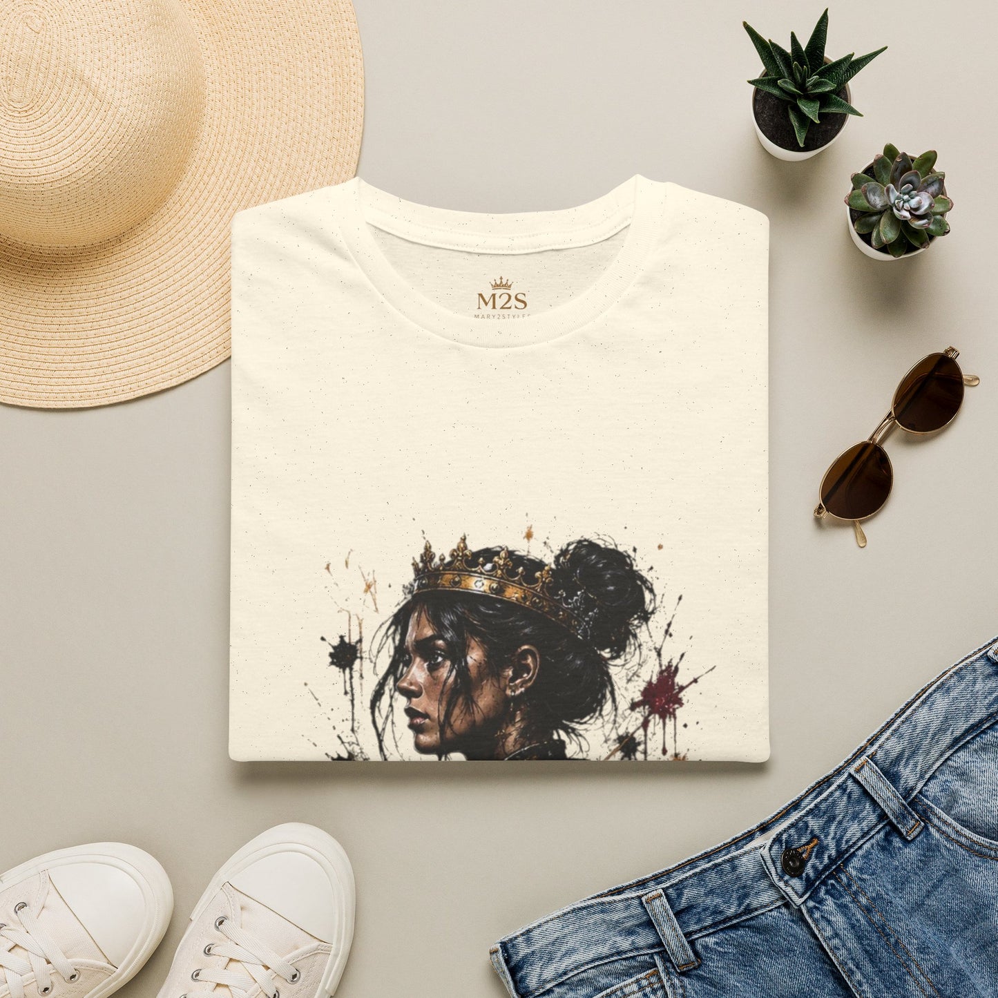 T-shirt M2S Guerrière – Croire et vouloir sont la clé