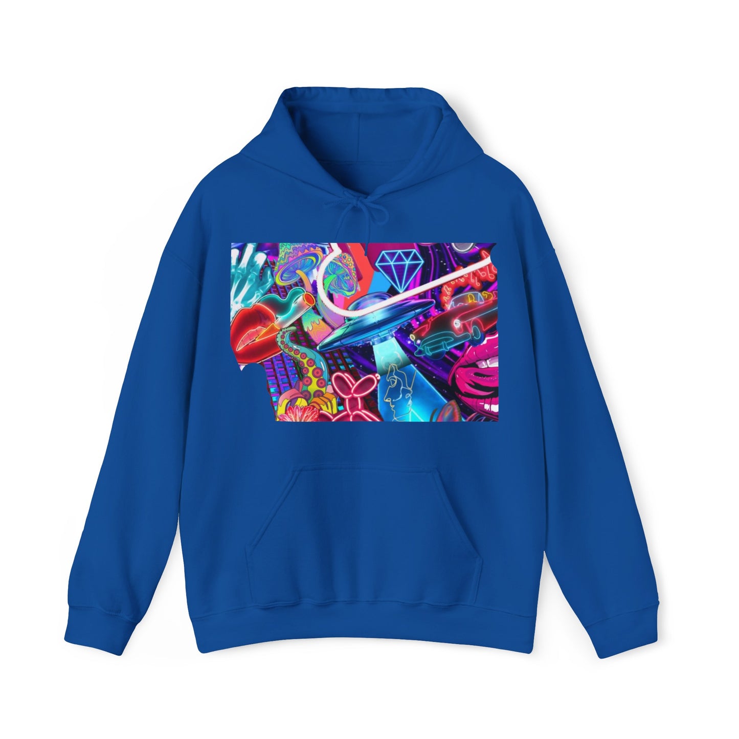 Hoodie à capuchon Mary 2 style unisexe style futuriste | Mary2styles