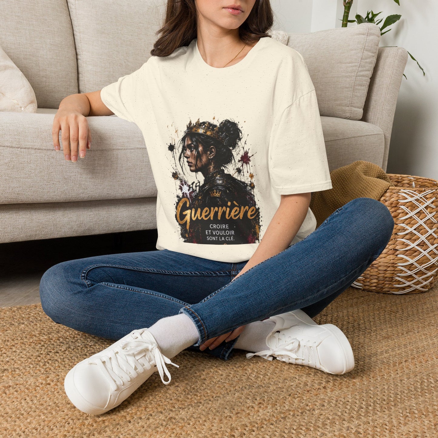 T-shirt M2S Guerrière – Croire et vouloir sont la clé