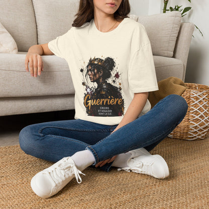 T-shirt M2S Guerrière – Croire et vouloir sont la clé