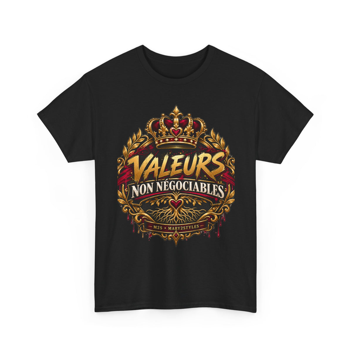 T-shirt unisexe L’Attachienne « Valeurs non négociables » | M2S