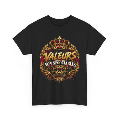 T-shirt unisexe L’Attachienne « Valeurs non négociables » | M2S