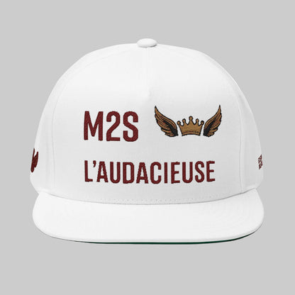 Casquette Flat Bill Broidée "M2S L’Audacieuse" – Style Urbain