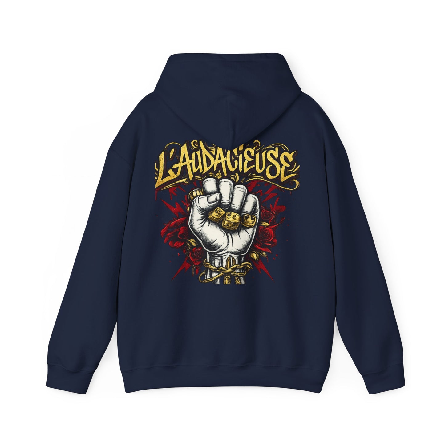 Sweat à capuche Mary2Styles Gold Script – L'Audacieuse Édition Signature