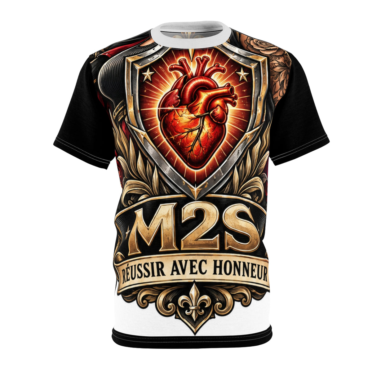 T-shirt M2S Signature – Réussir avec Honneur