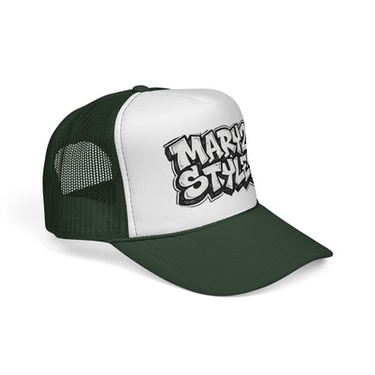Casquette Trucker Mary2Styles Graffiti – Édition Bleu Royal