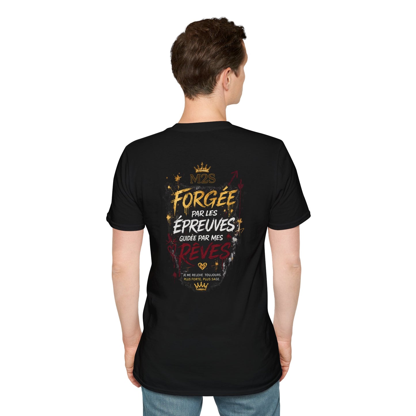 T-shirt M2S Guerrière – Croire et vouloir sont la clé