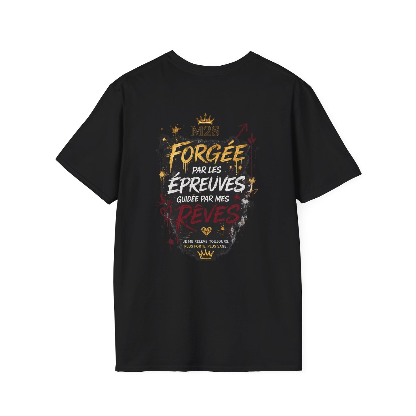 T-shirt M2S Guerrière – Croire et vouloir sont la clé