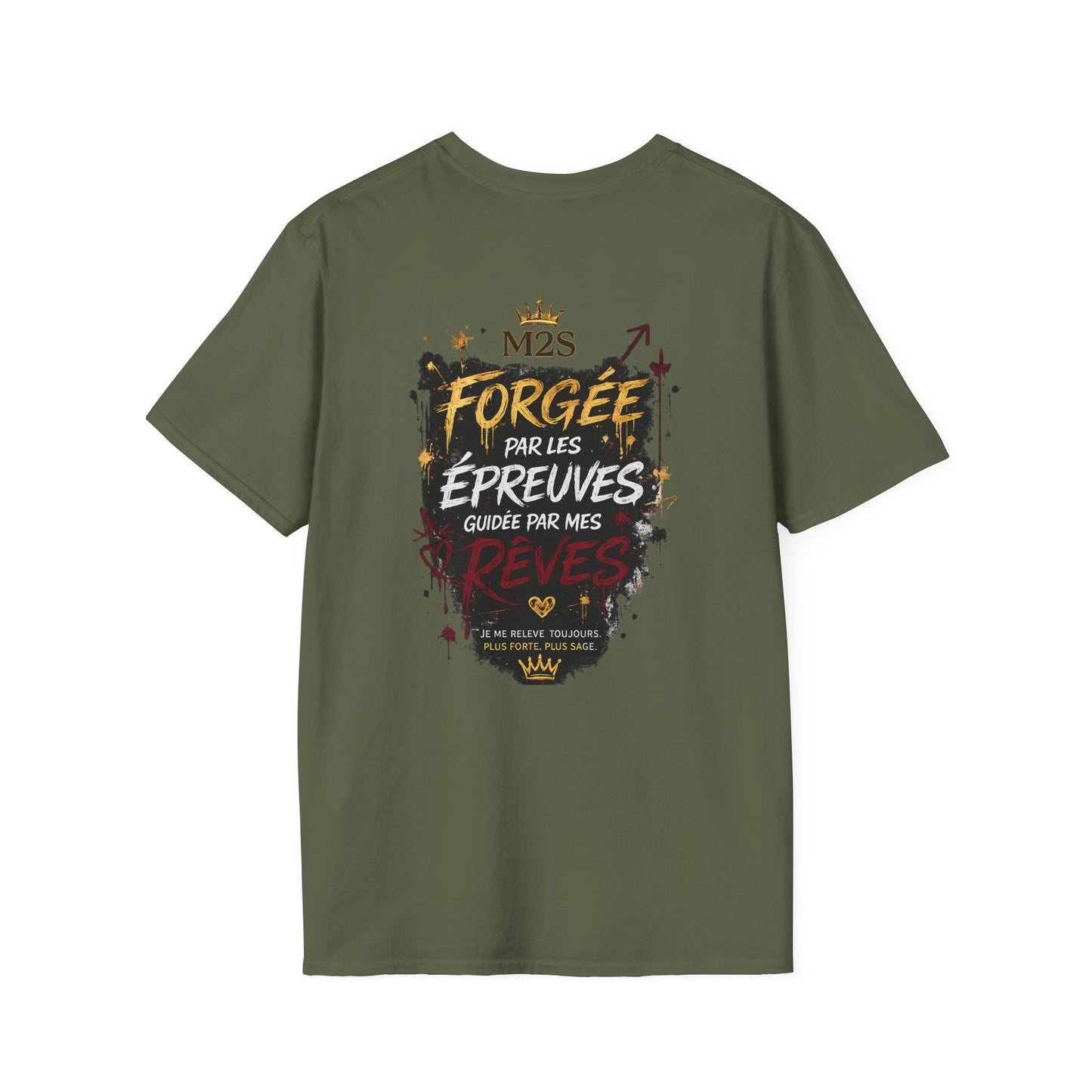 T-shirt M2S Guerrière – Croire et vouloir sont la clé