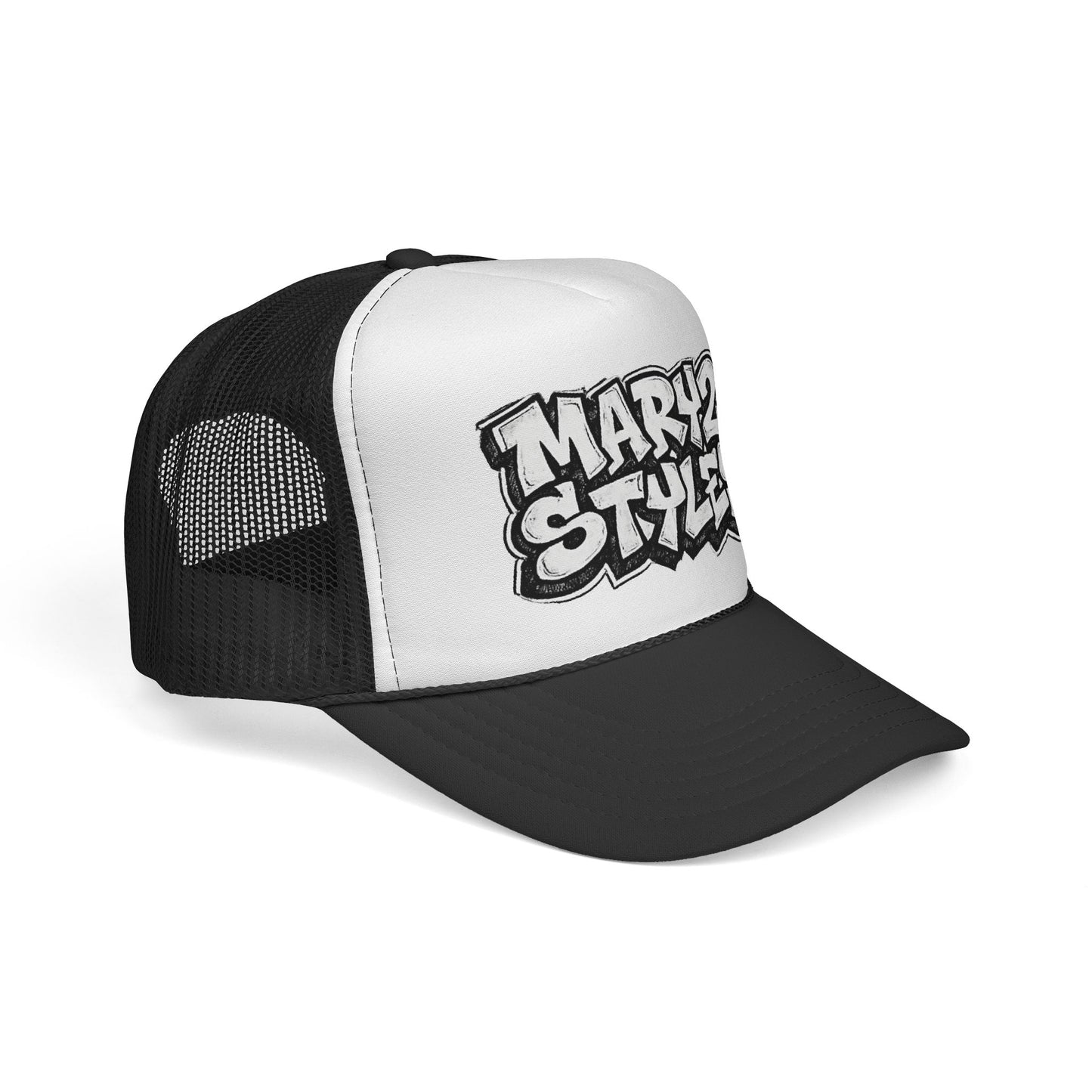 Casquette Trucker Mary2Styles Graffiti – Édition Bleu Royal