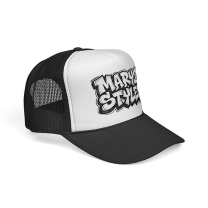 Casquette Trucker Mary2Styles Graffiti – Édition Bleu Royal