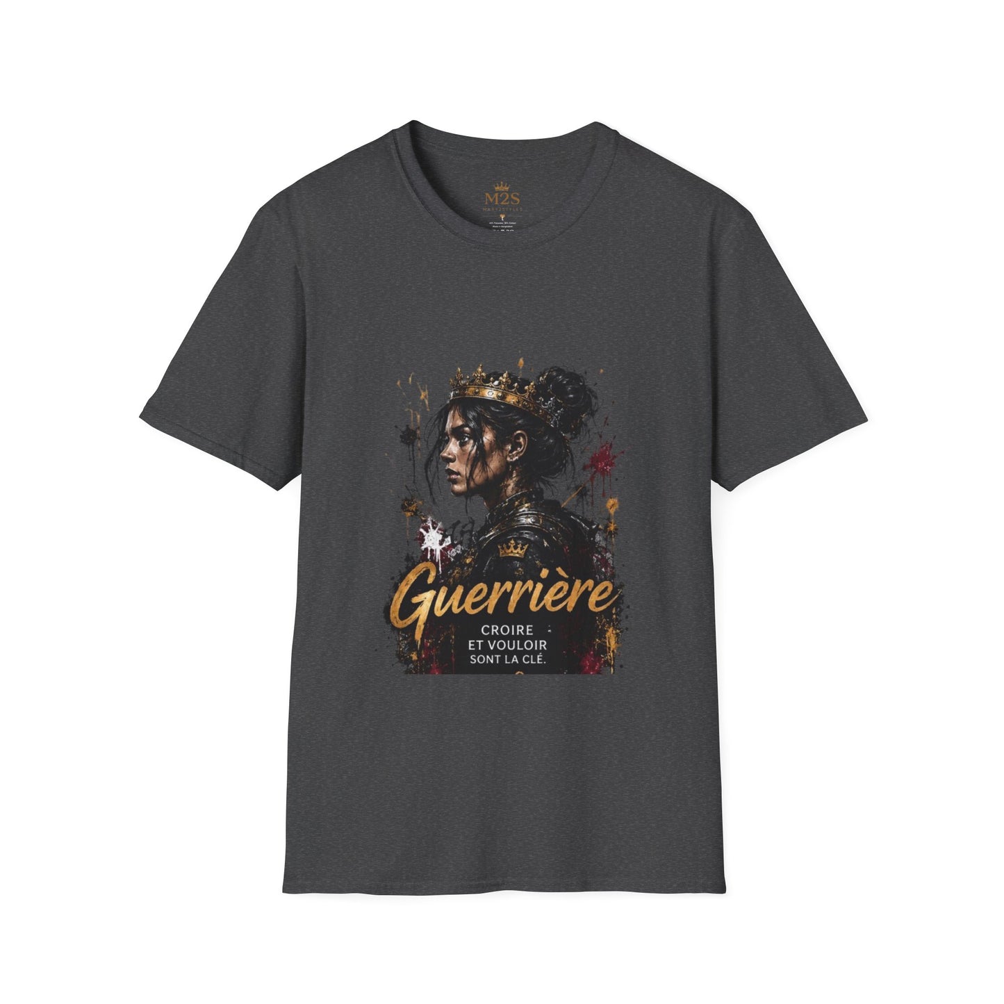 T-shirt M2S Guerrière – Croire et vouloir sont la clé