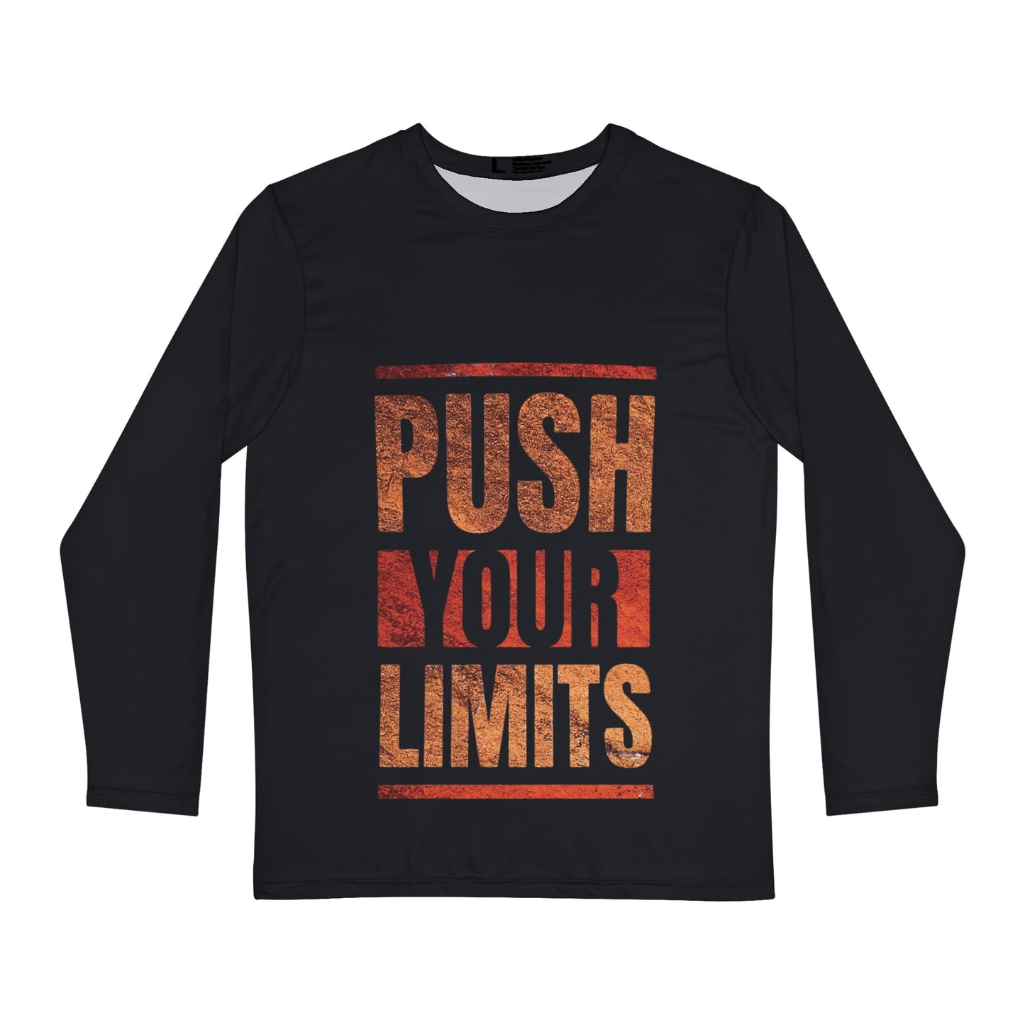 Chandail manche longue homme design ''Push your limits'' | Mary2styles