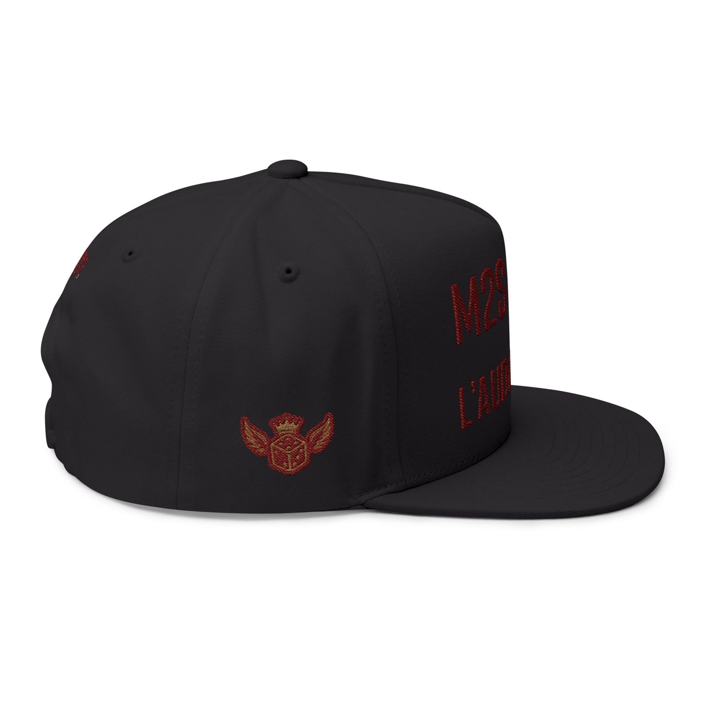 Casquette Flat Bill Broidée "M2S L’Audacieuse" – Style Urbain