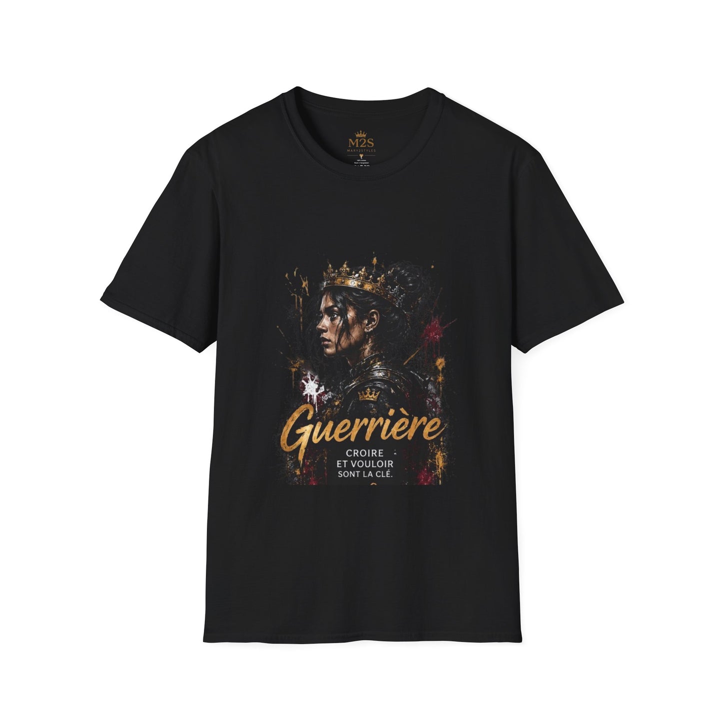 T-shirt M2S Guerrière – Croire et vouloir sont la clé