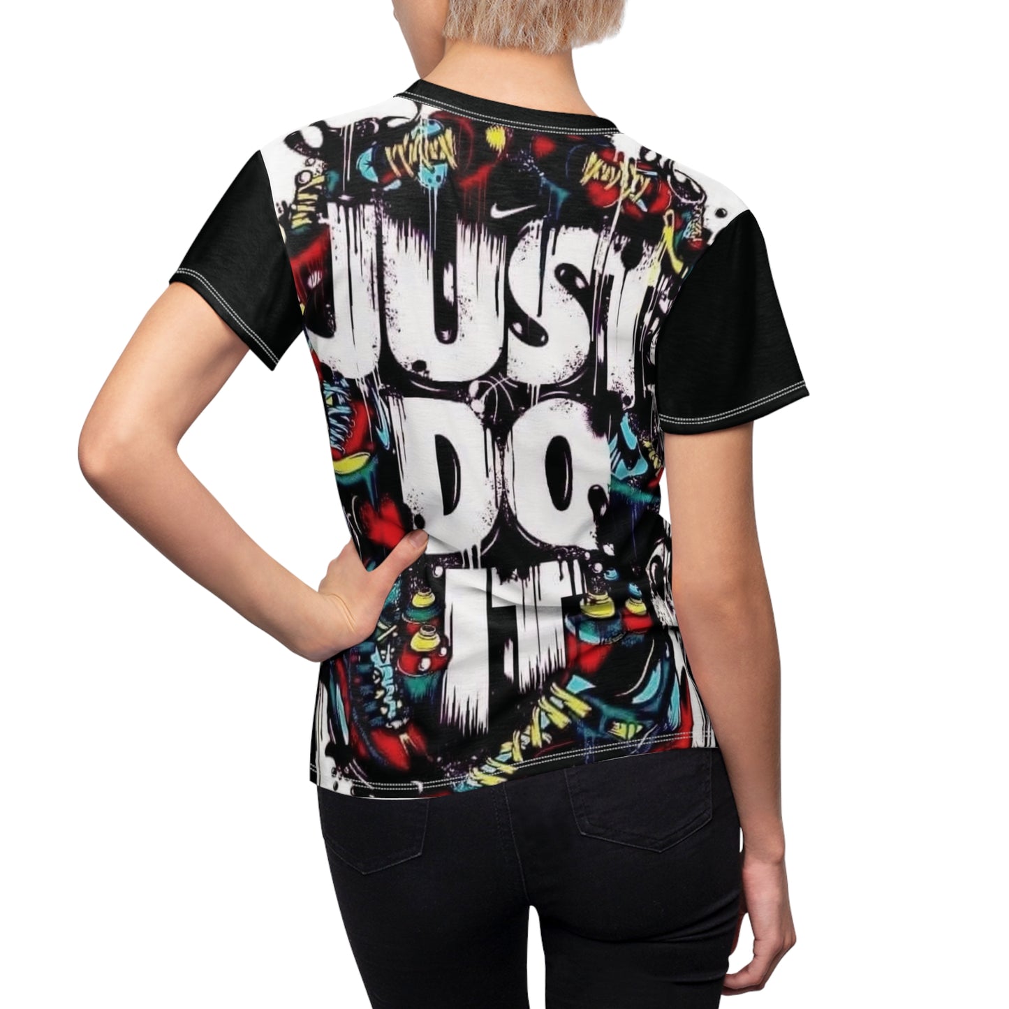 T-shirt pour femme imprimé « Just DO IT ».