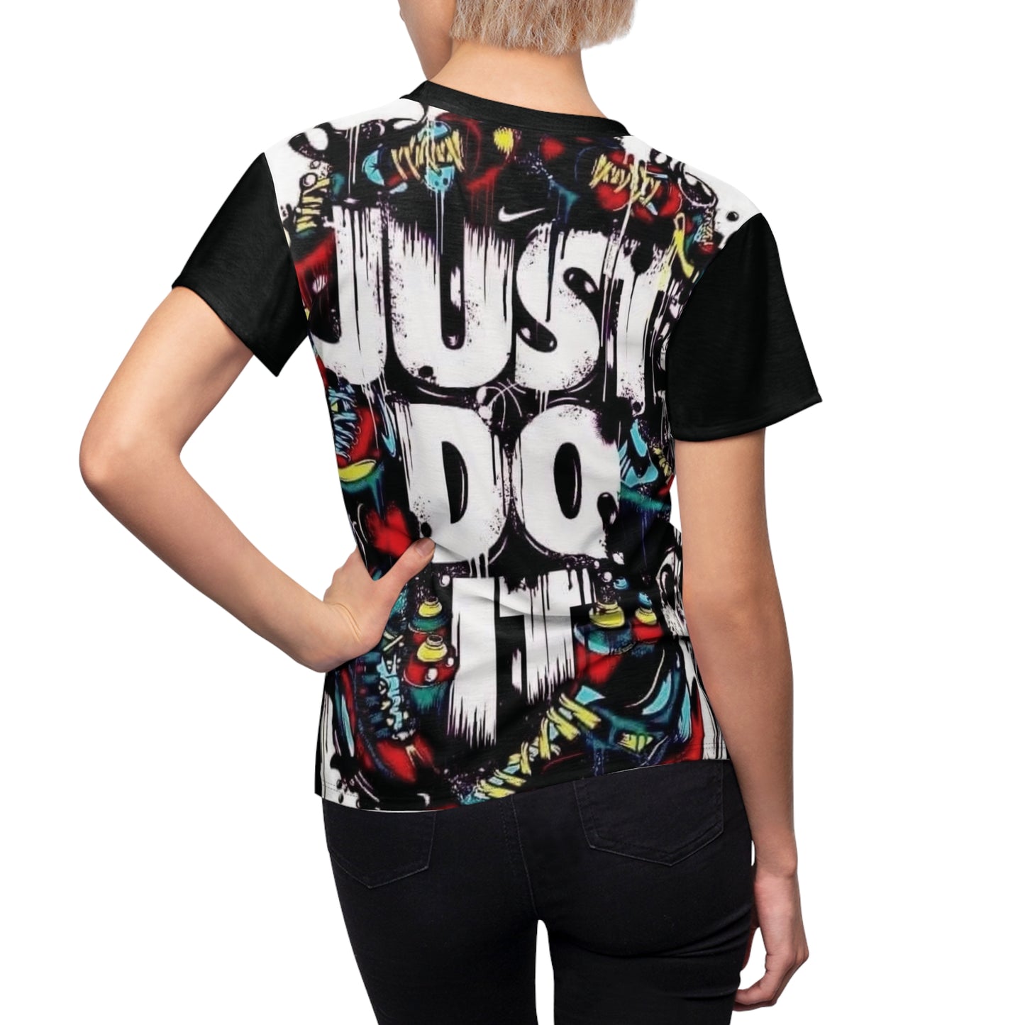 T-shirt pour femme imprimé « Just DO IT ».