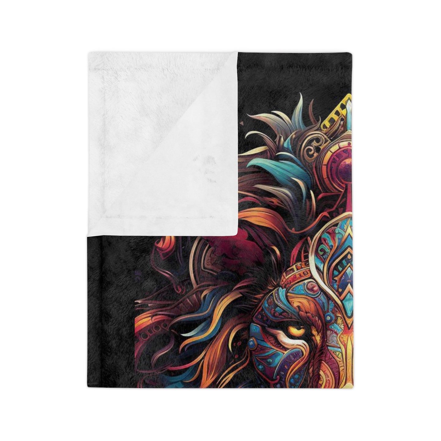 Adorable couverture en microfibre ¨lion¨. | Mary2styles