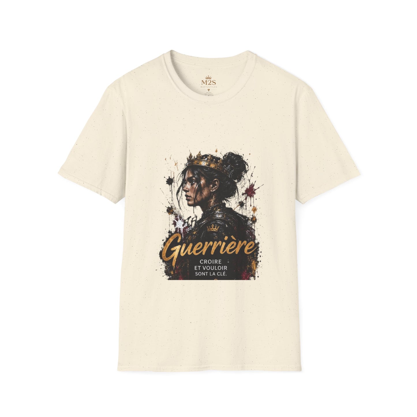 T-shirt M2S Guerrière – Croire et vouloir sont la clé