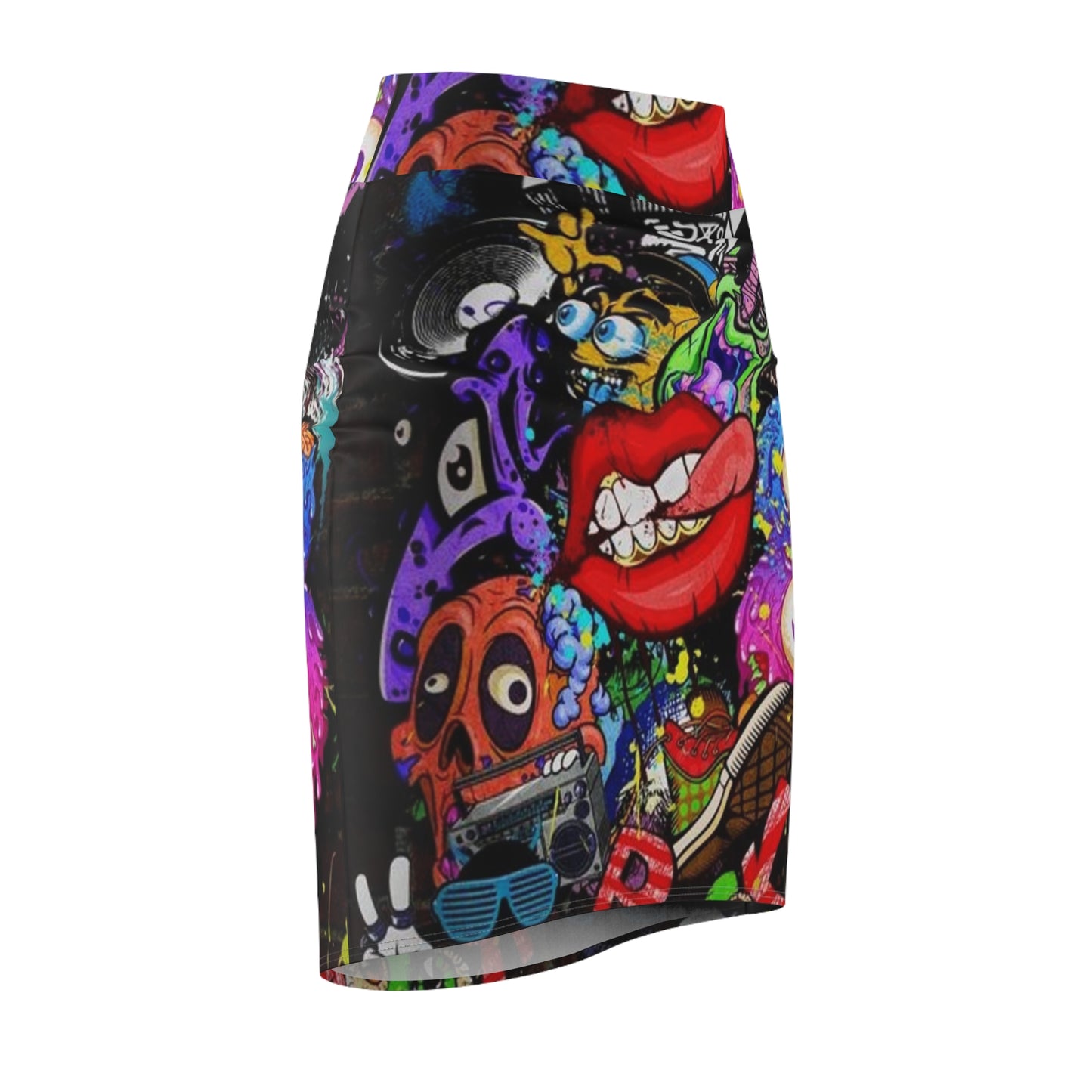 Jupe type crayon pour femme design coloré |Mary2styles