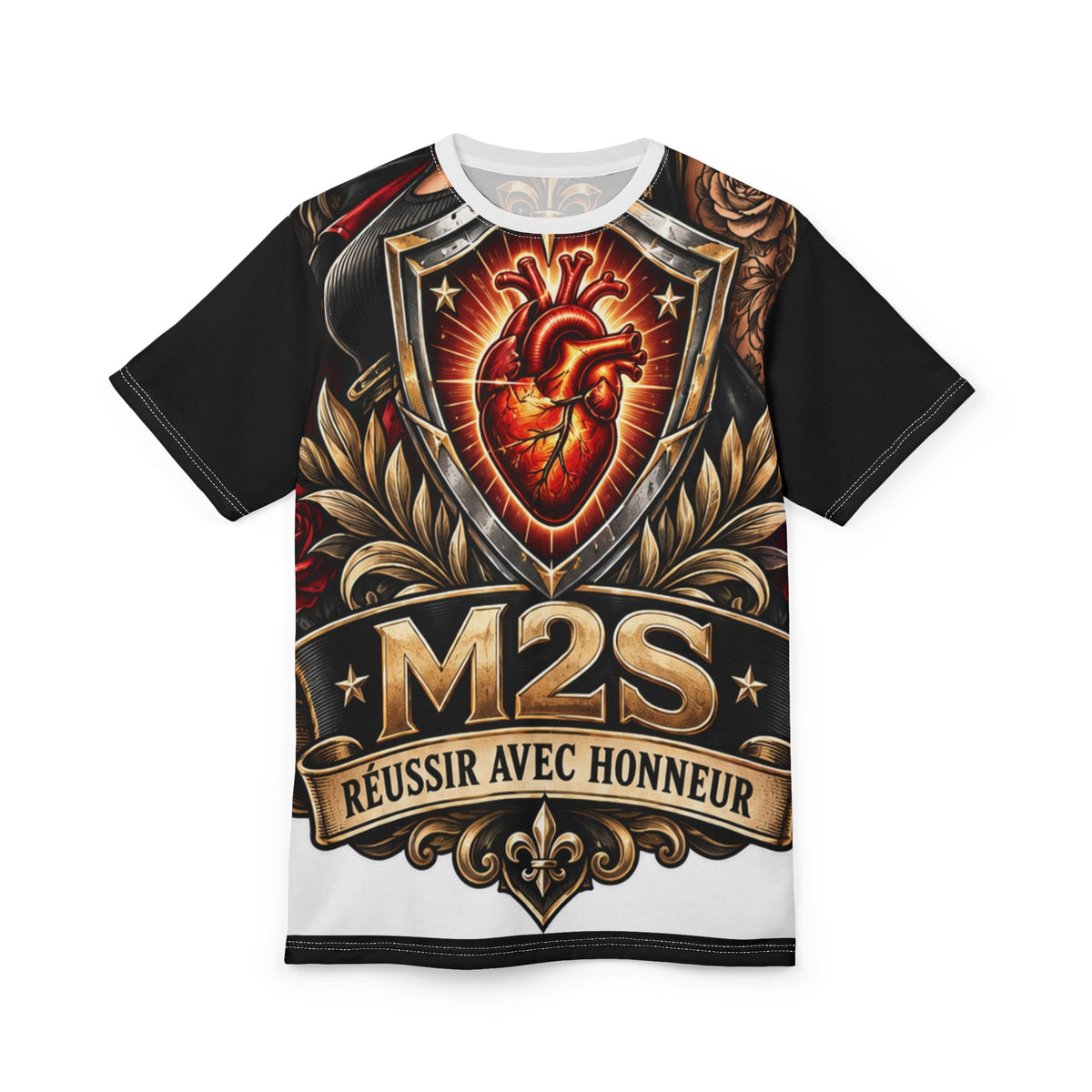 T-shirt M2S Signature – Réussir avec Honneur