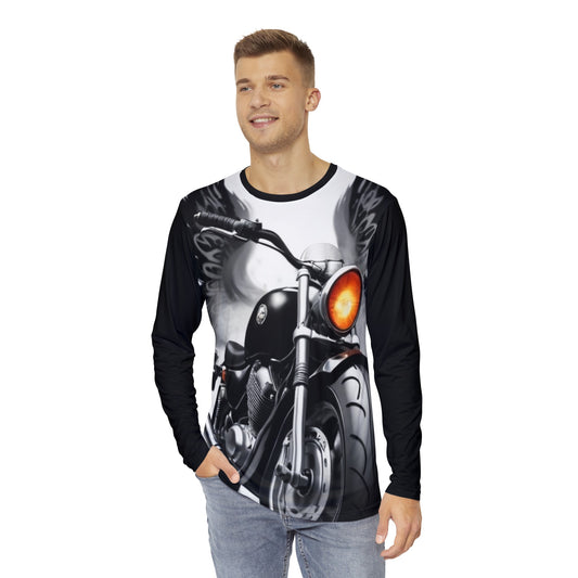 chandail pour homme au design unique de moto