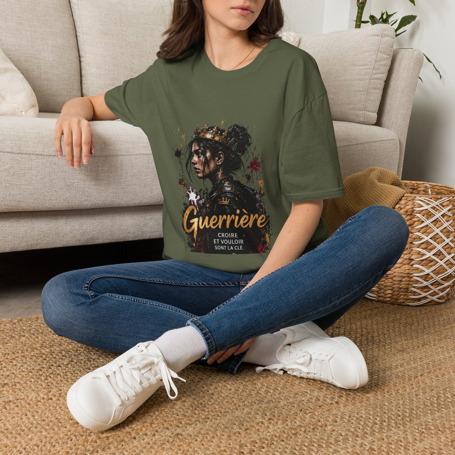 T-shirt M2S Guerrière – Croire et vouloir sont la clé